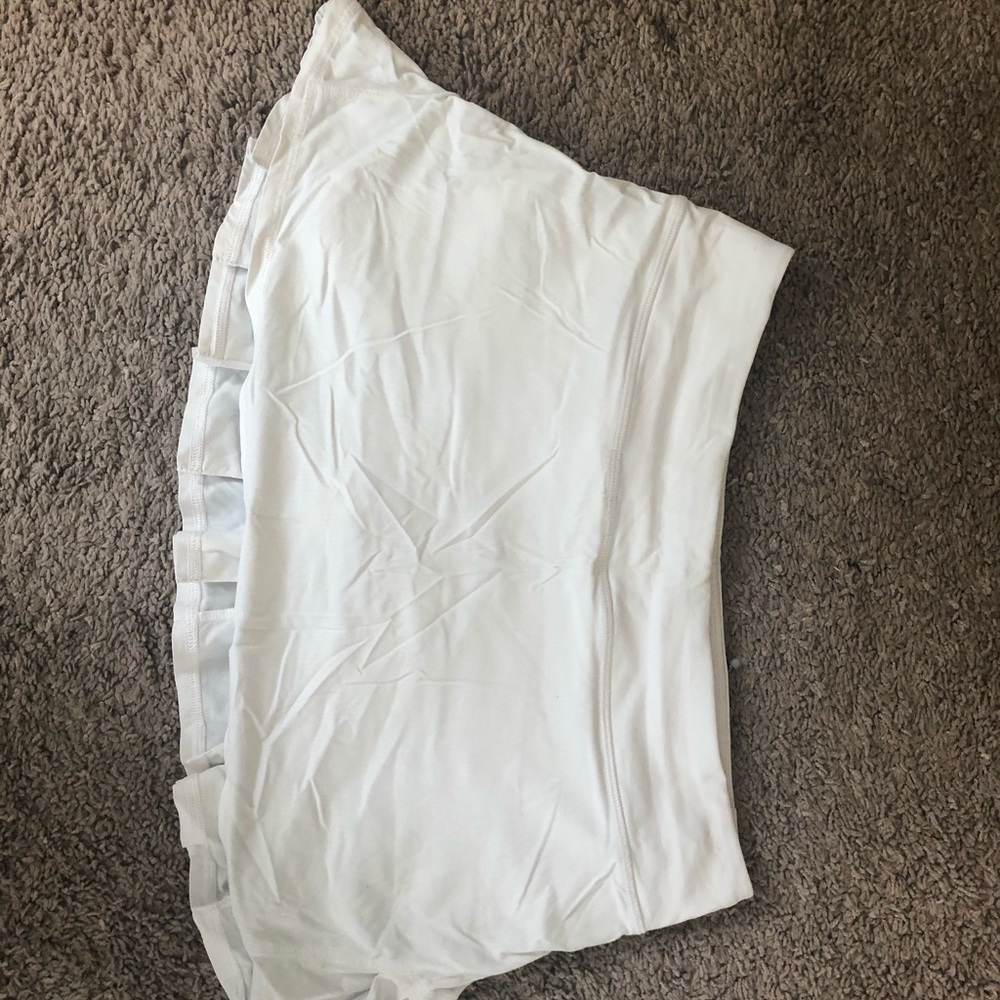 White lululemon lace rival skirt NWOT